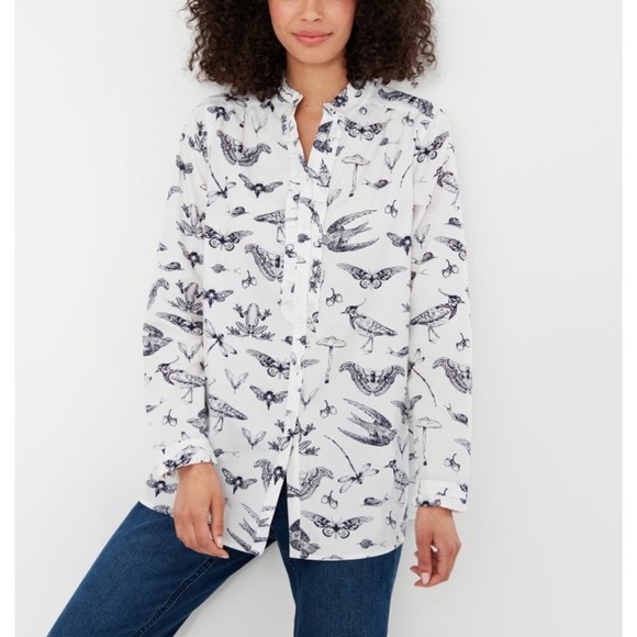 NWT Joules Kristin Pie Crust Shirt - Picture 4 of 11